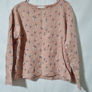 여아동 3-5세 블루틴 꽃무늬 티셔츠 핑크 2벌 전부