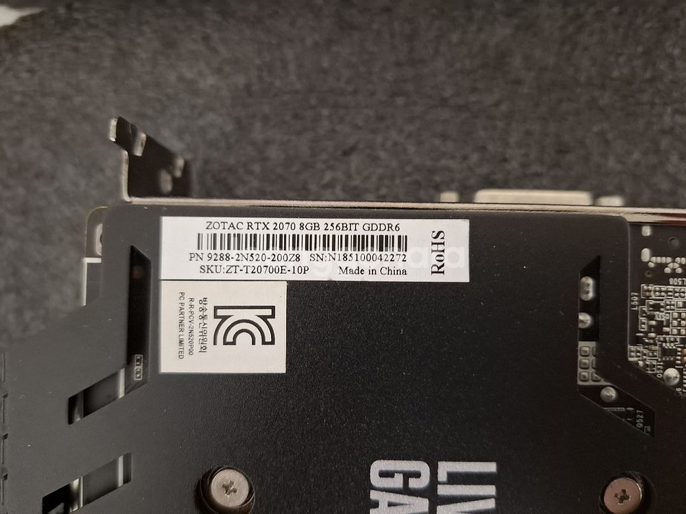 RTX2070, RTX2060 고장 부품용--2