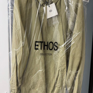 에토스 CRUNCH BLOUSE GREEN ASH