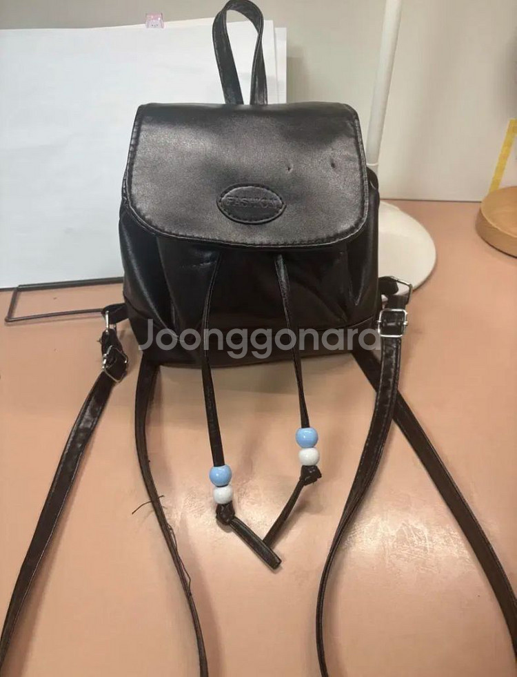 키치 힙 블랙 검은 가방 에이블리 백팩 현재 판매종료품--1
