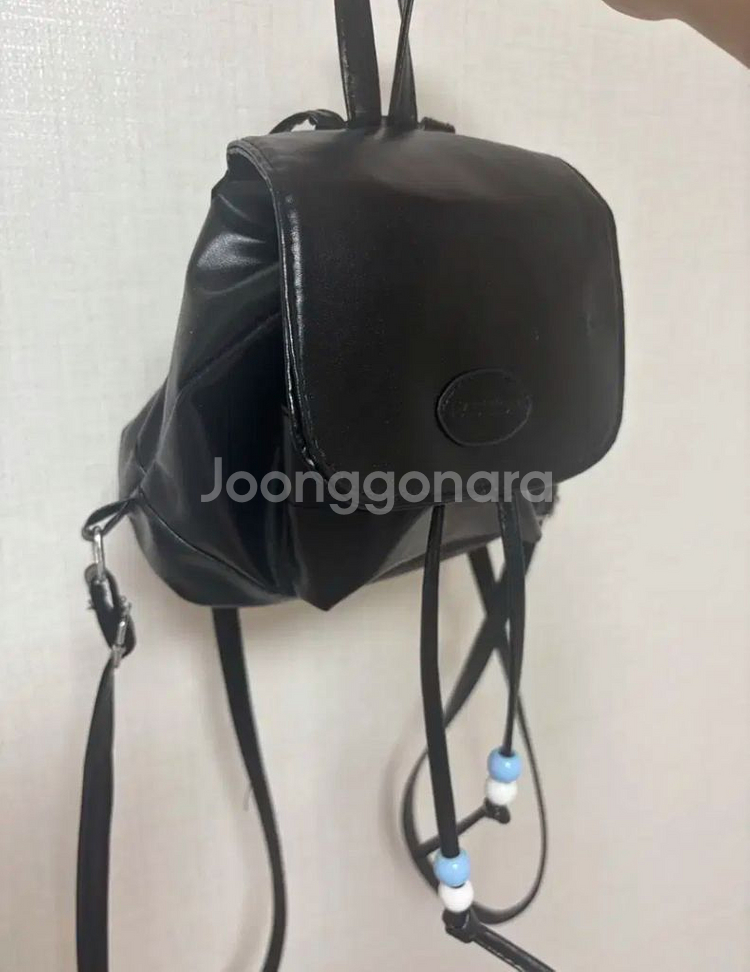 키치 힙 블랙 검은 가방 에이블리 백팩 현재 판매종료품--2