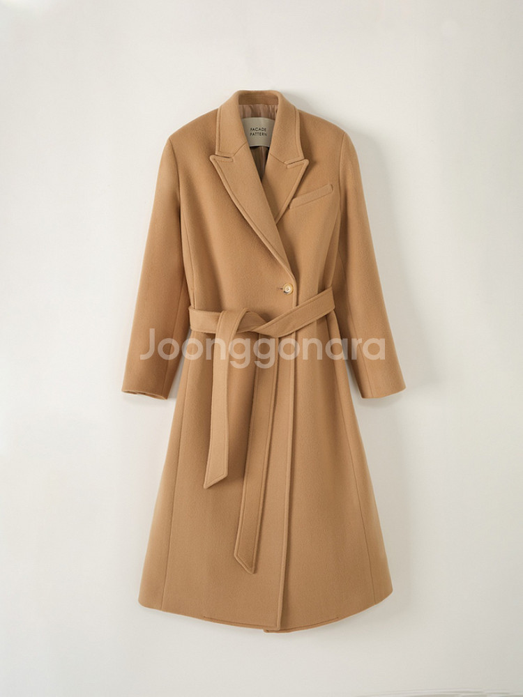 파사드패턴 캐시미어 코트 카멜--8