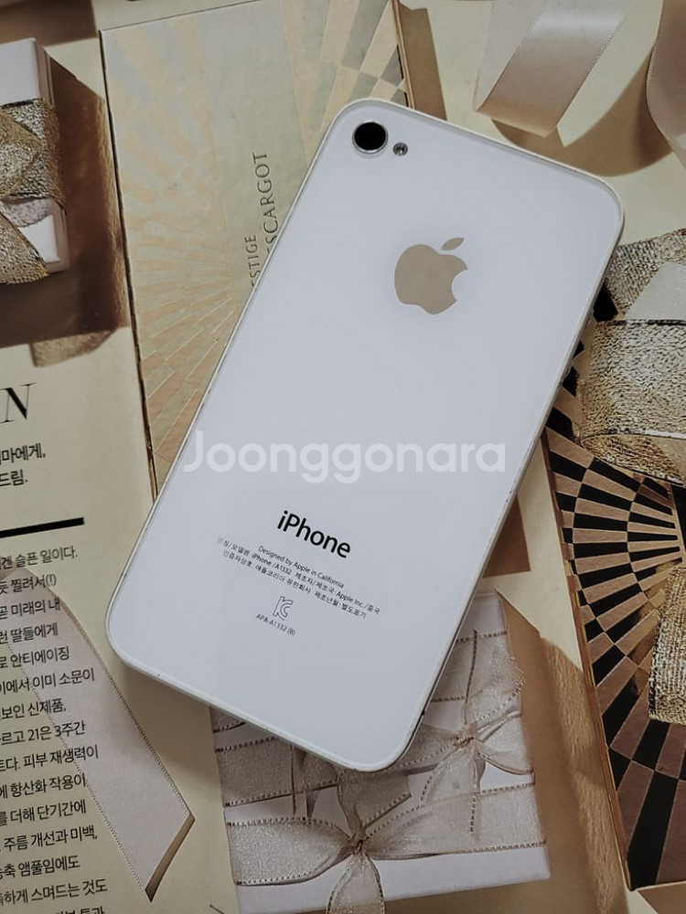 애플 iPhone4 아이폰4 16GB A급 화이트애플--2