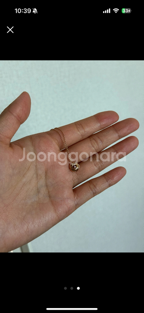 골든듀 18K Pink Gold 목걸이 정가58만원--2