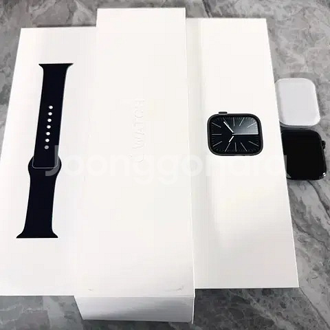 애플워치9 45mm 셀룰러 스테인리스--1