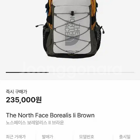 한정판)노스페이스 백팩가방--1