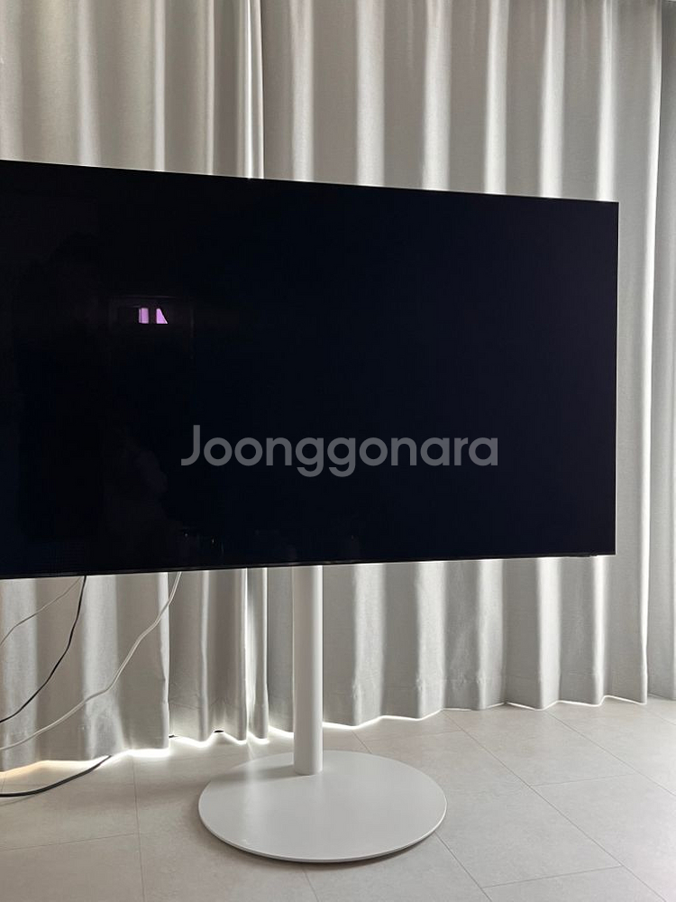 삼성 75인치 Neo QLED TV 스탠드 포함--2