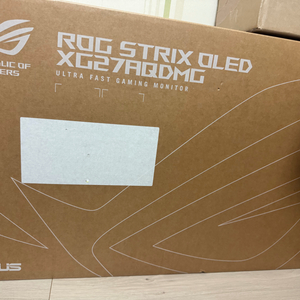 asus 27인치 oled 모니터 XG27AQDMG