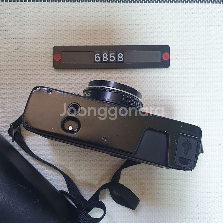코니카 C 35 EF 필름카메라 케이스포함--3