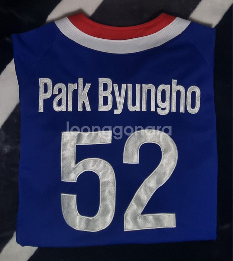 [일괄판매] 아시안 게임 박병호 선수 유니폼 및 모자--3