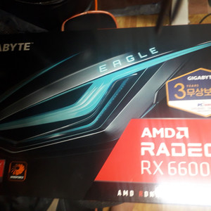 긱바 rx6600 3팬 8기가