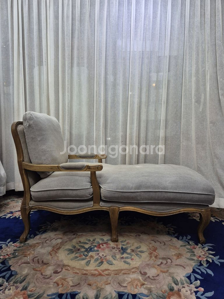 엔틱 French Louis XV style 라운지체어--3