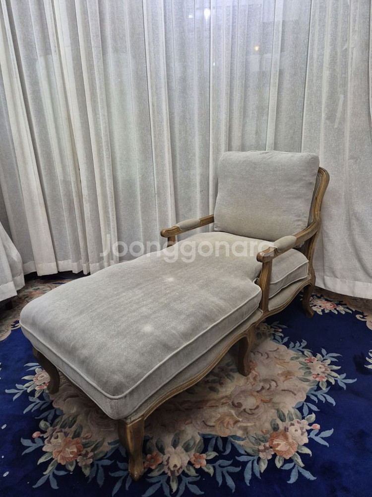 엔틱 French Louis XV style 라운지체어--1