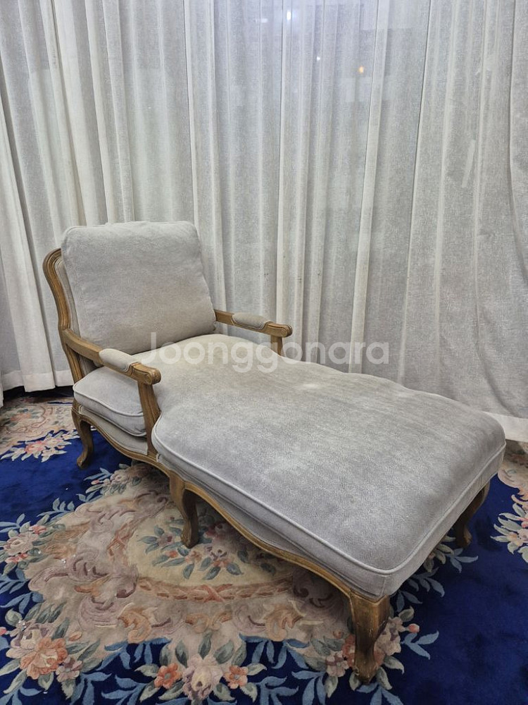 엔틱 French Louis XV style 라운지체어--2