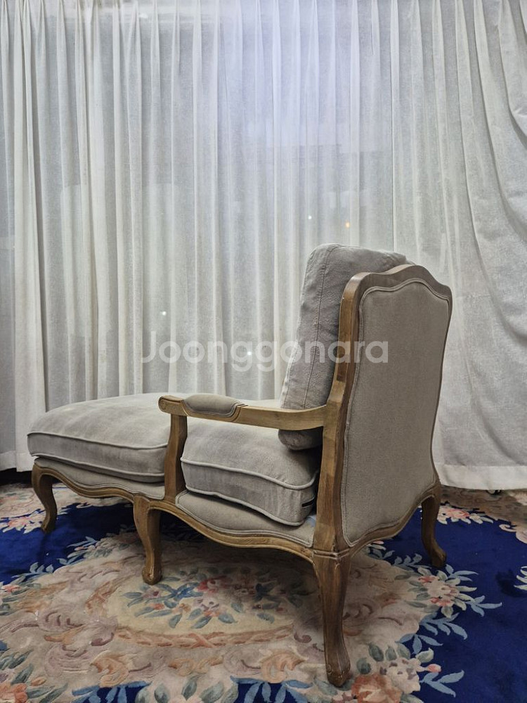 엔틱 French Louis XV style 라운지체어--5