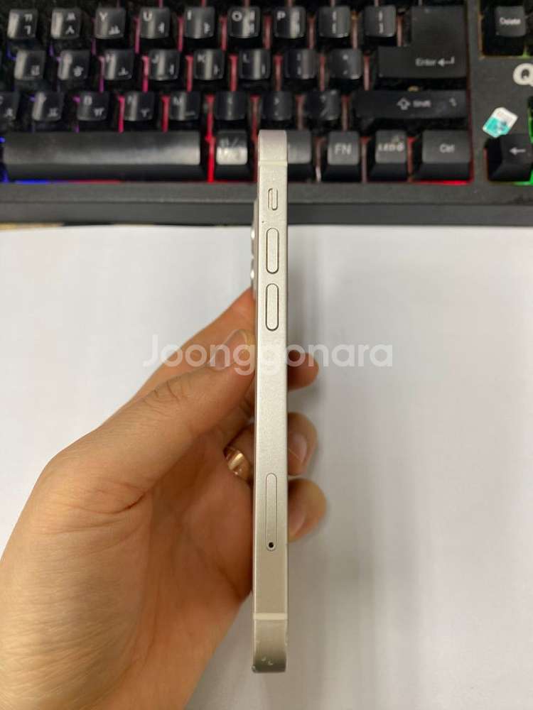 아이폰12미니 화이트 액정+뒷면 SS급 64GB100%--4
