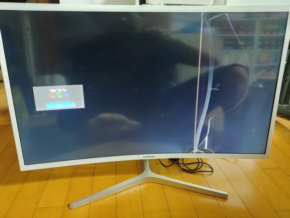 삼성 32인치 커브드 모니터 lc32f397fw 부품용 이미지