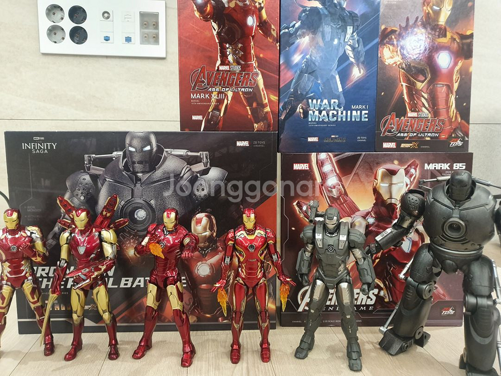 zd toys 아이언맨 6개 세트--1
