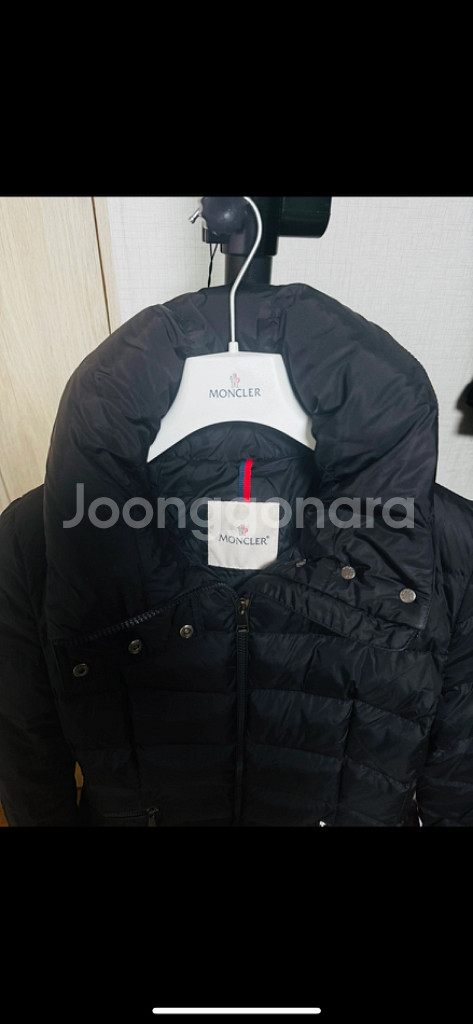 21FW 몽클레어 플라메뜨 블랙 사이즈0 팝니다.--4