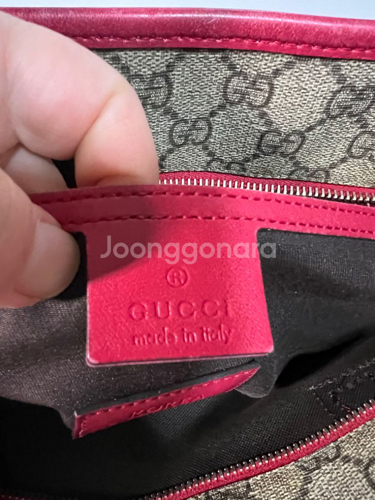 **구찌 핑크 쇼퍼 정품 가방 팔아요!!--1
