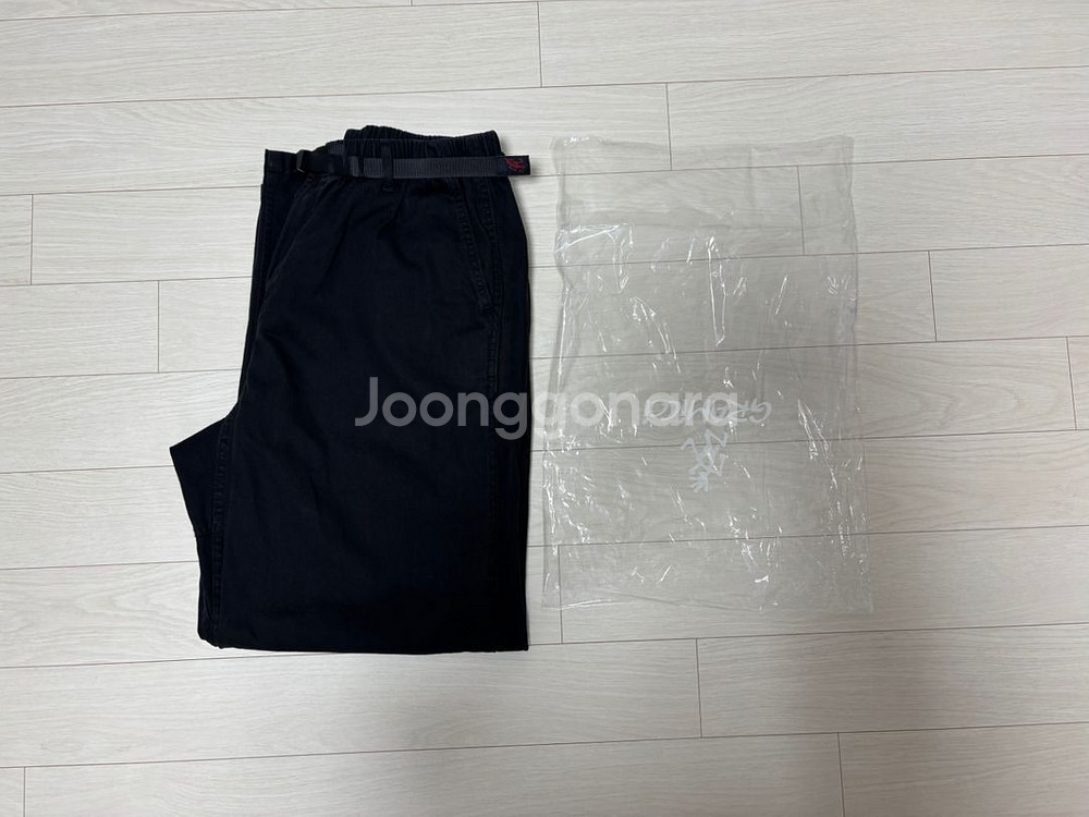 그라미치 와이드 팬츠 블랙 L사이즈 새상품 판매--3