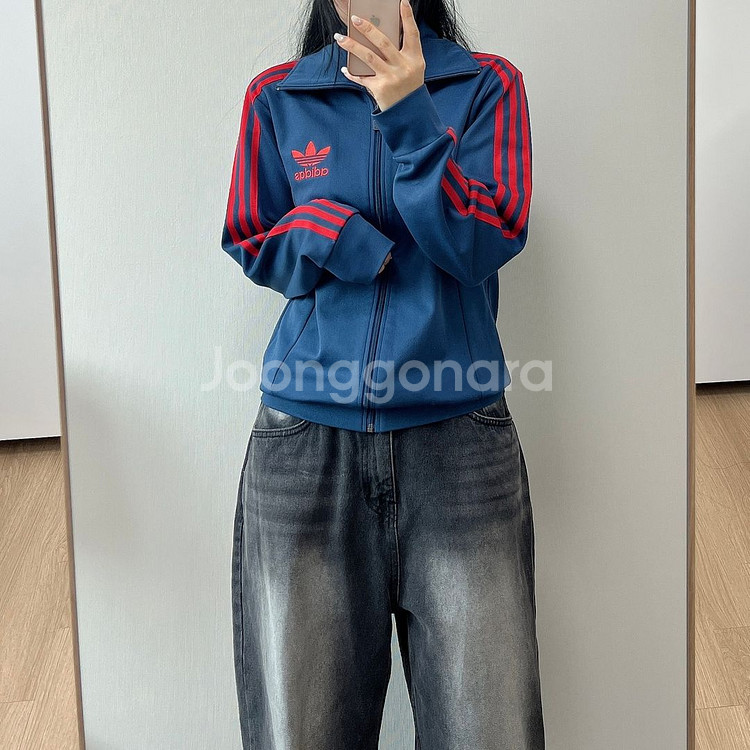 아디다스 유로파 네이비 레드 트랙탑 져지--0