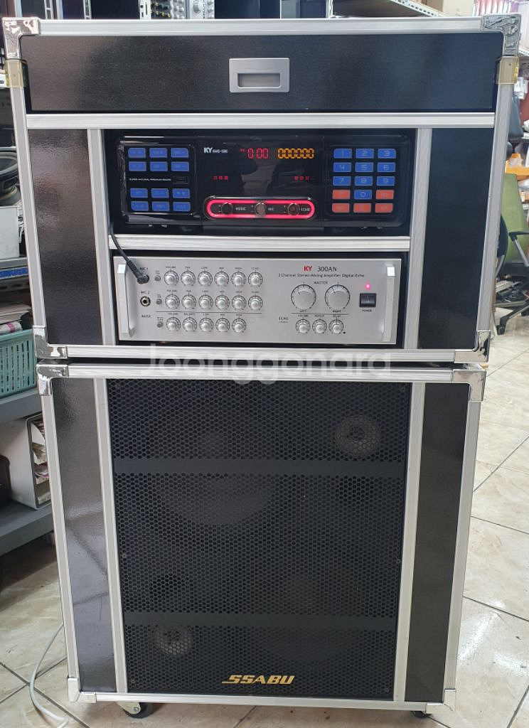 금영 KY 노래방 기기 이동식 세트--3