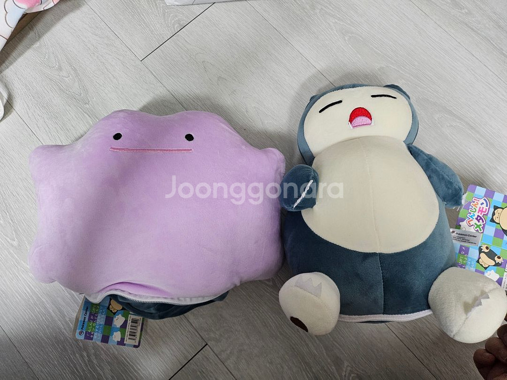 메타몽 & 잠만보 변신 중형인형--1