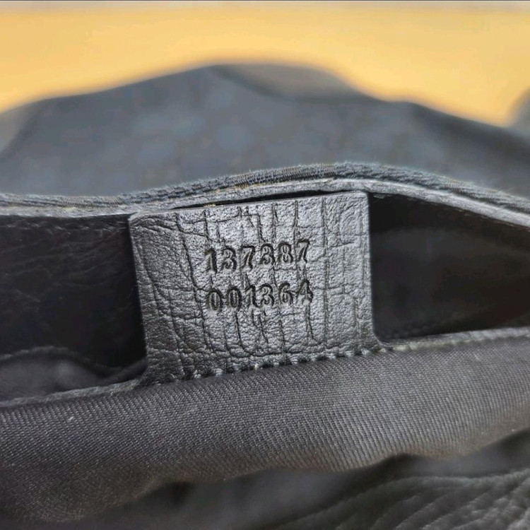 정품 구찌 가방 여성 가죽 배색 쟈가드 숄더백 토트백--9