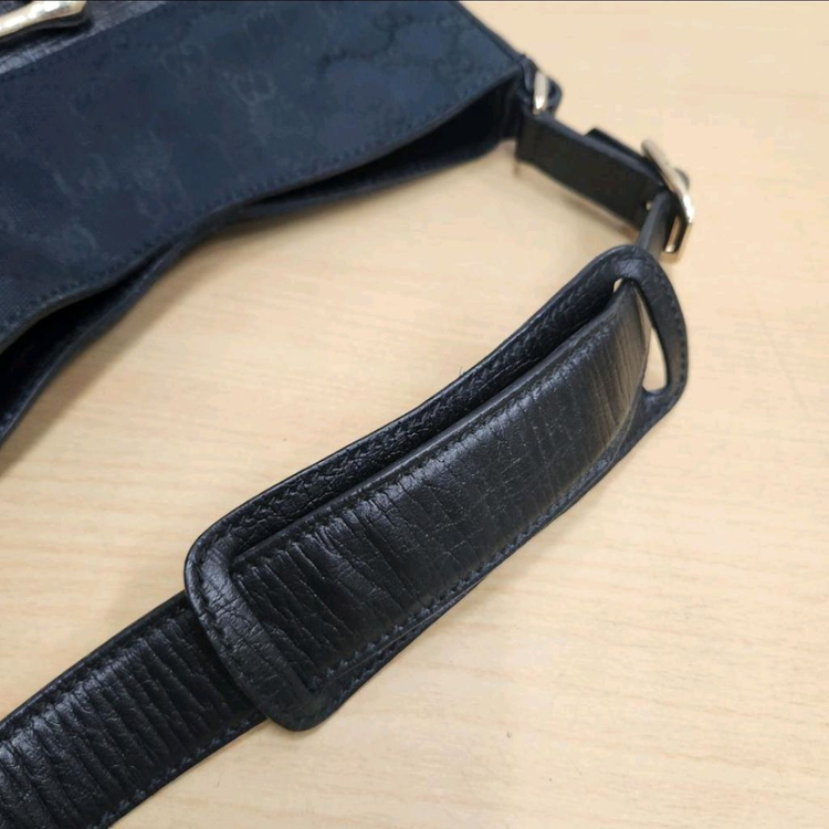 정품 구찌 가방 여성 가죽 배색 쟈가드 숄더백 토트백--6