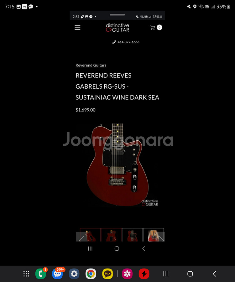reverend 일렉기타--4