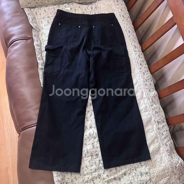 네고O [L] 트래블 카펜터 데님팬츠 블랙--1