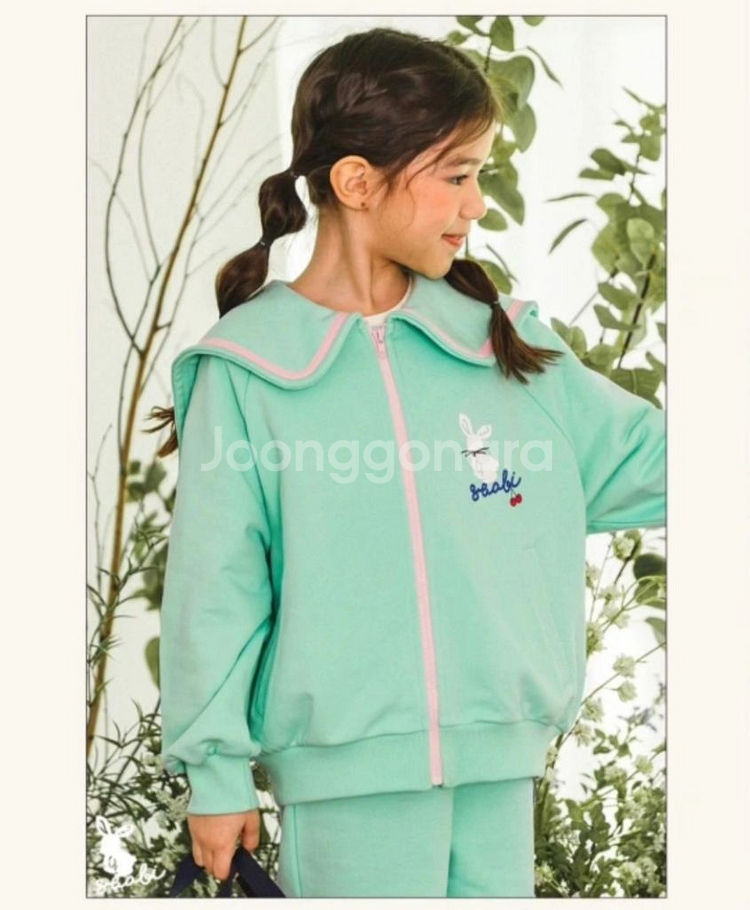 수아비 여아 셋업(세일러집업+조거팬츠)--4