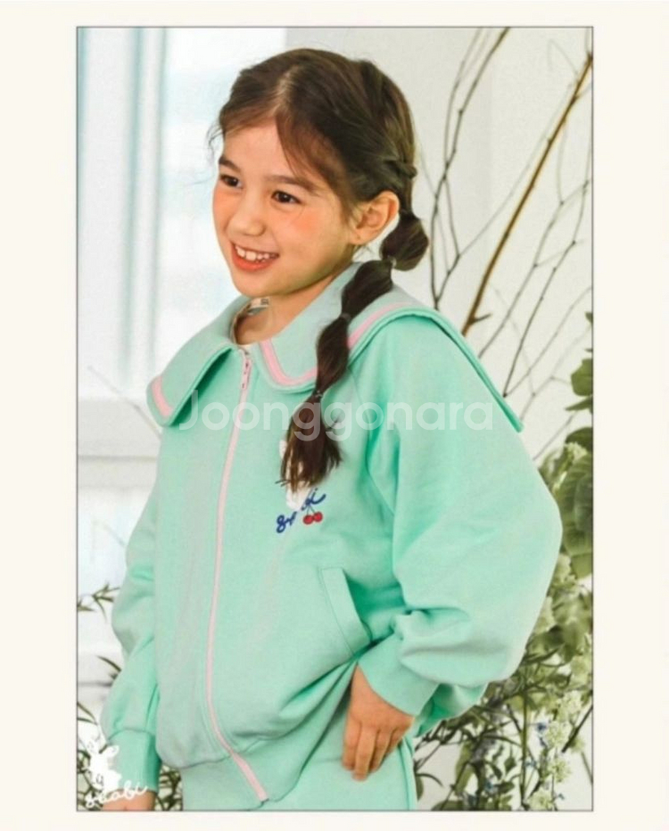 수아비 여아 셋업(세일러집업+조거팬츠)--5