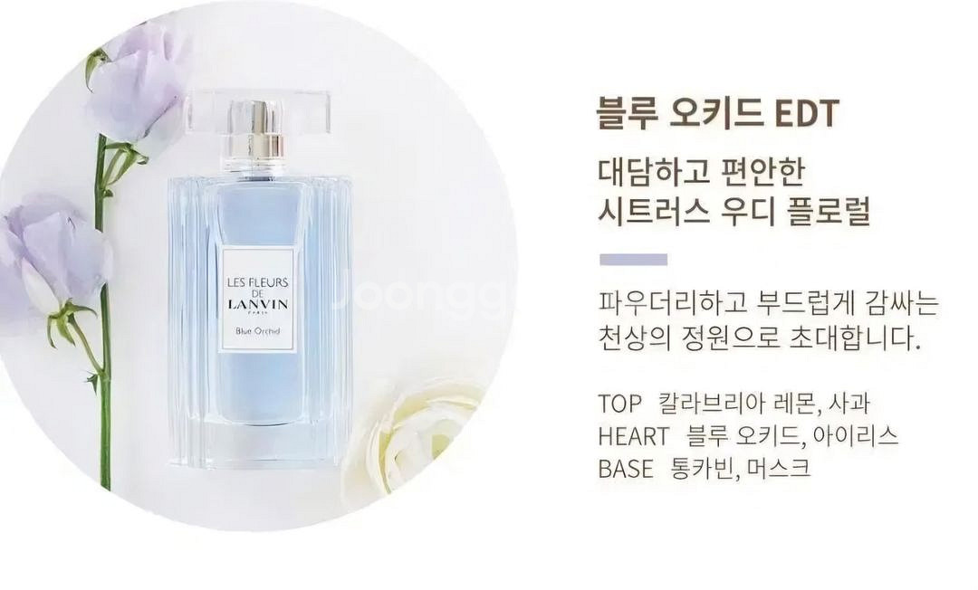 랑방 레 플레르 드 랑방 블루 오키드 edt 50ml--2