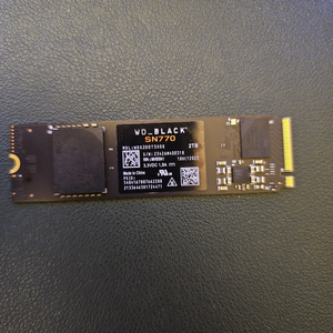 nvme ssd wd black 770 2테라