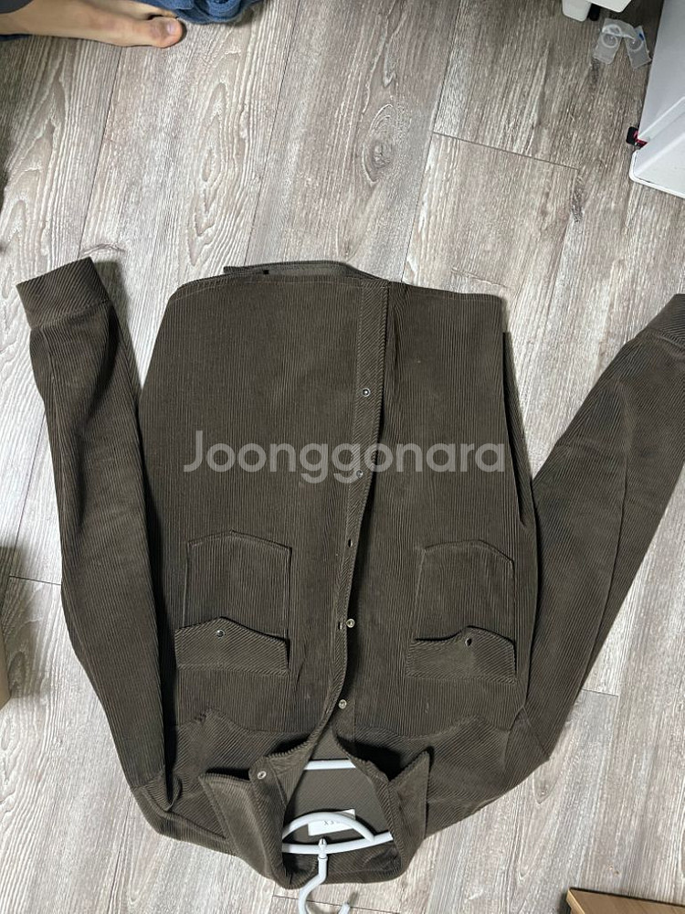 코듀로이 골덴 웨스턴 셔츠--3