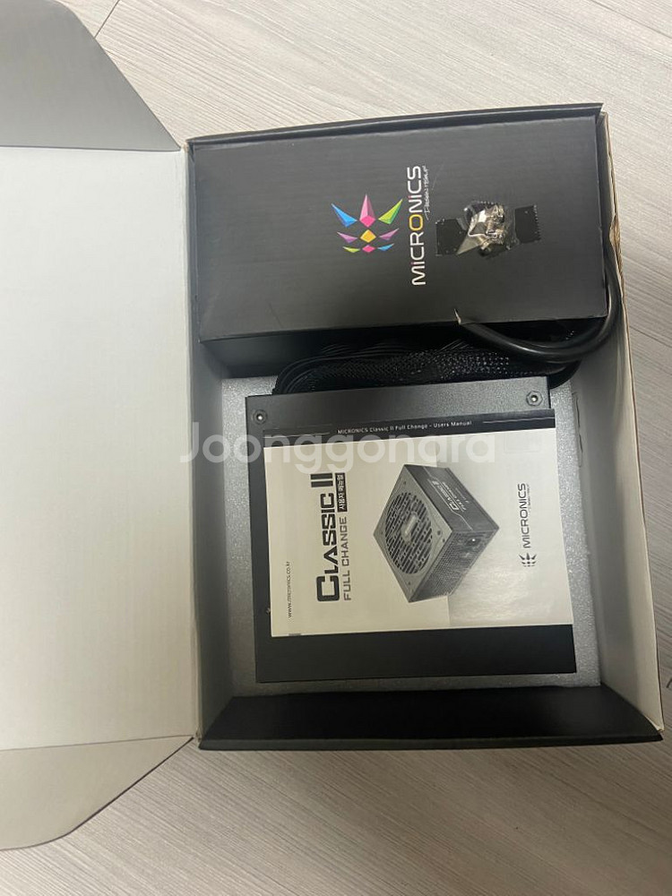 마이크로닉스 Classic II 600W 파워 풀체인지--1