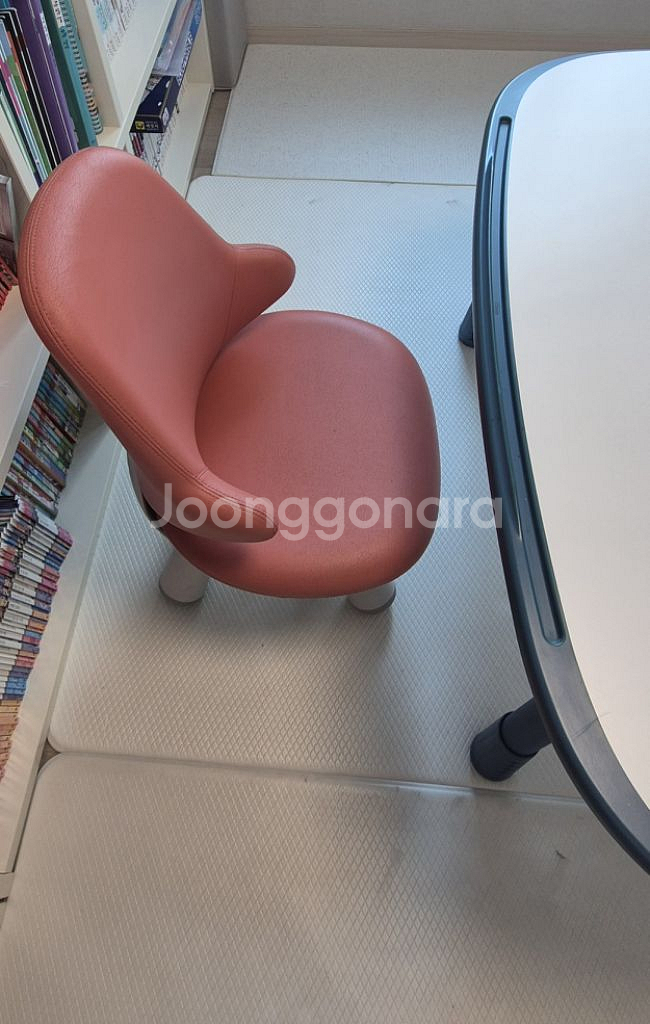 일룸 팅클팝 테이블/땅콩책상+의자2개--3