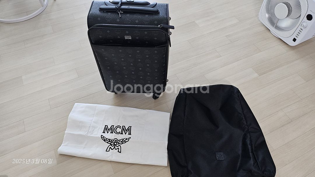 MCM 정품 기내용 캐리어 / 보증서있음--0