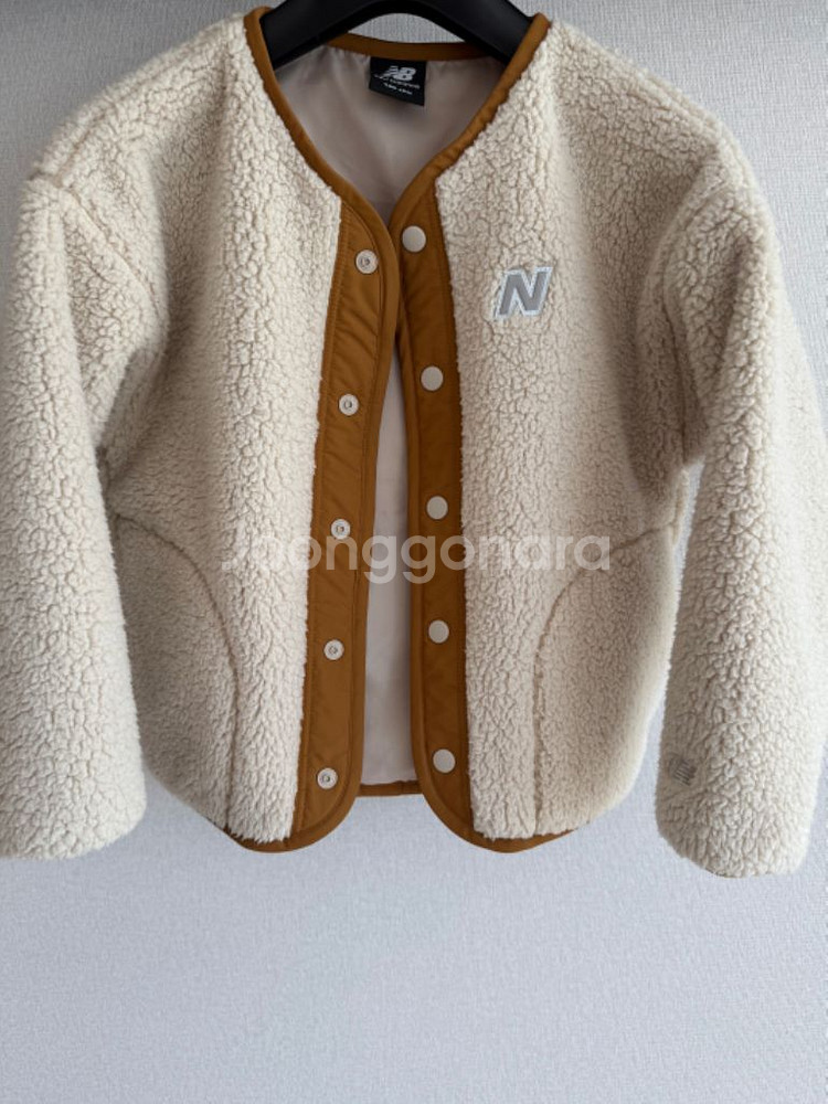 뉴발란스키즈 주니어뽀글이 후리스자켓 150&130--4