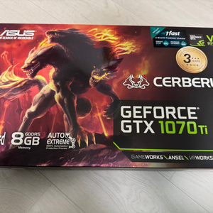 Asus GTX 1070TI 박풀 상태 양호