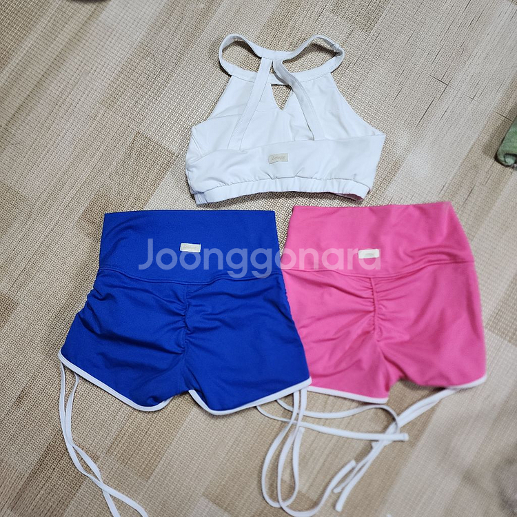 폴웨어 르니끄 하이웨스트(분홍+파랑)+트라이앵글홀터(화--3