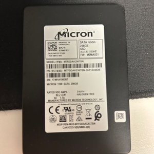 Micron 256GB SSD 6개