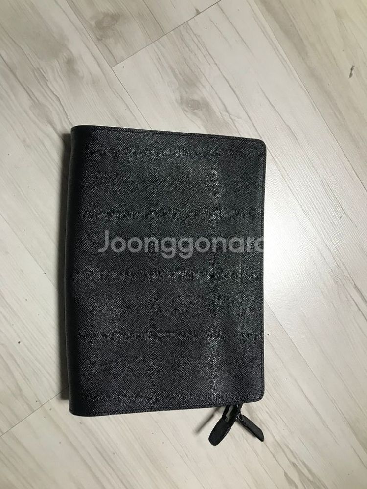 빈폴 올소가죽 남성 클러치백,블랙--1