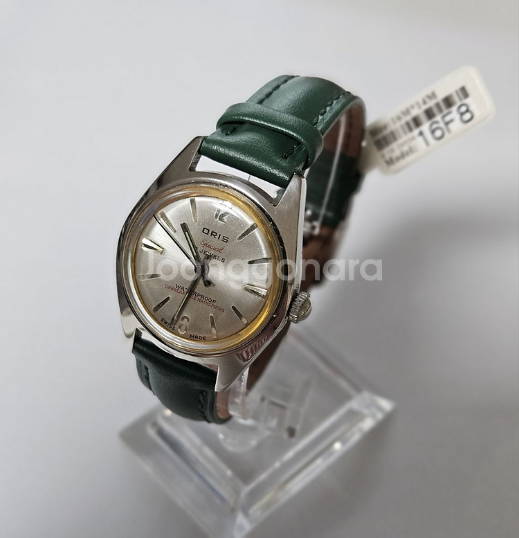 빈티지 ORIS 남성용 수동태엽식 가죽시계/SWISS--2