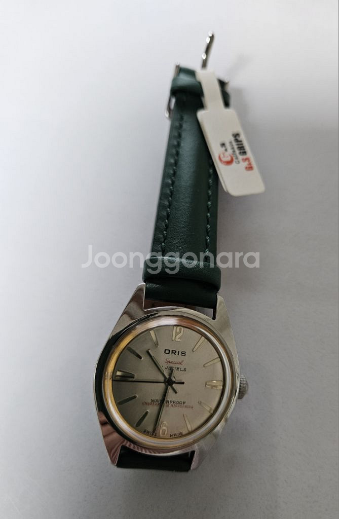 빈티지 ORIS 남성용 수동태엽식 가죽시계/SWISS--7
