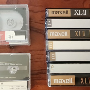 고급 크롬공테이프 중고 A급 maxell TDK