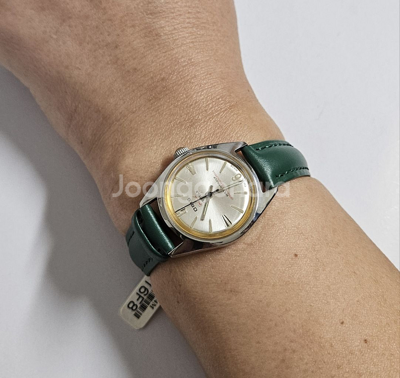 빈티지 ORIS 남성용 수동태엽식 가죽시계/SWISS--8