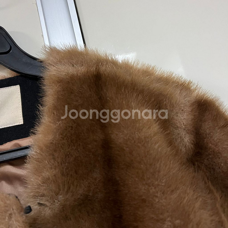 인조 밍크 코트 페이크퍼 에코퍼 롱코트 무스탕 자켓--6